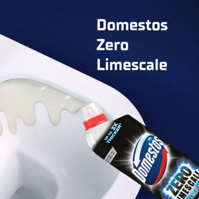 Domestos toilet cleaner Zero Limescale Aquamarine 750ml - British product