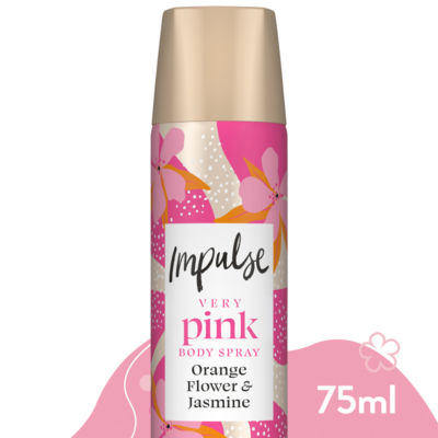 Impulse Very Pink body spray 75ml can, UK version