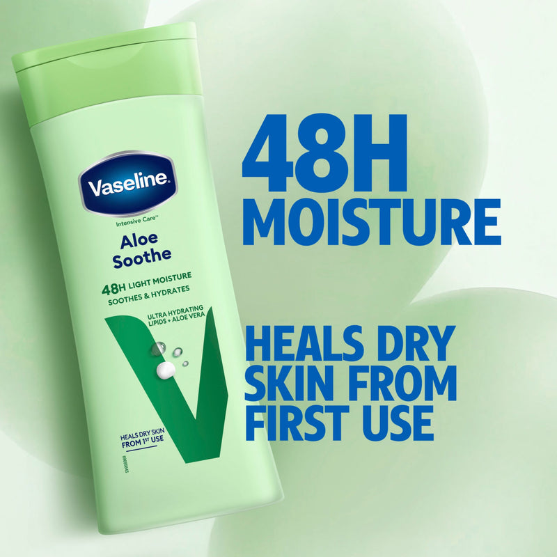 Vaseline Aloe Soothe body lotion 400ml (British brand)