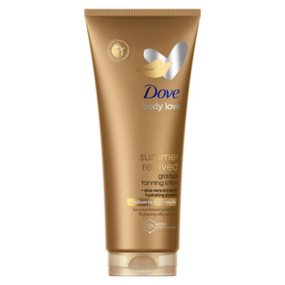 Dove Gradual Tanning Lotion Medium to Dark 200ml - British product