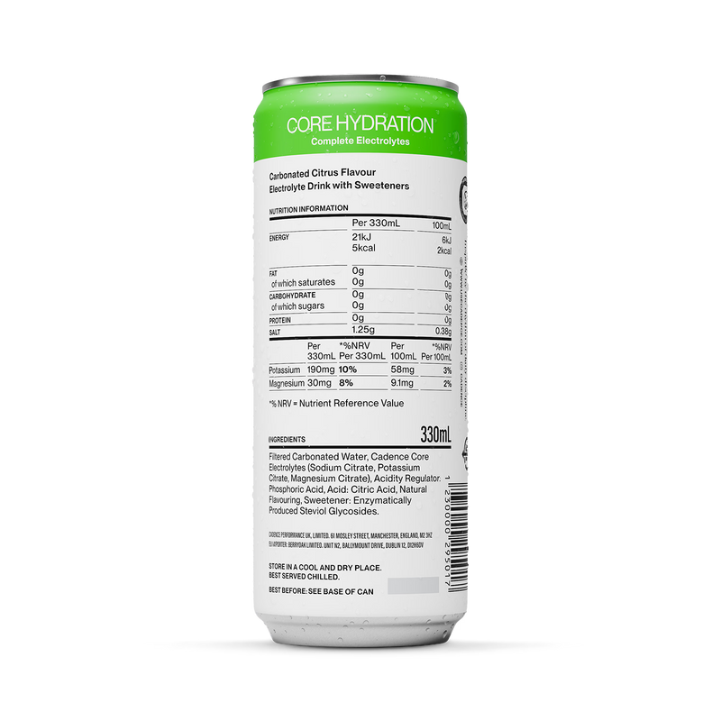 Cadence Core Hydration Citrus 355ml - British product
