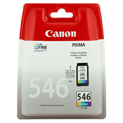 Canon CL-546 colour ink cartridge - British product