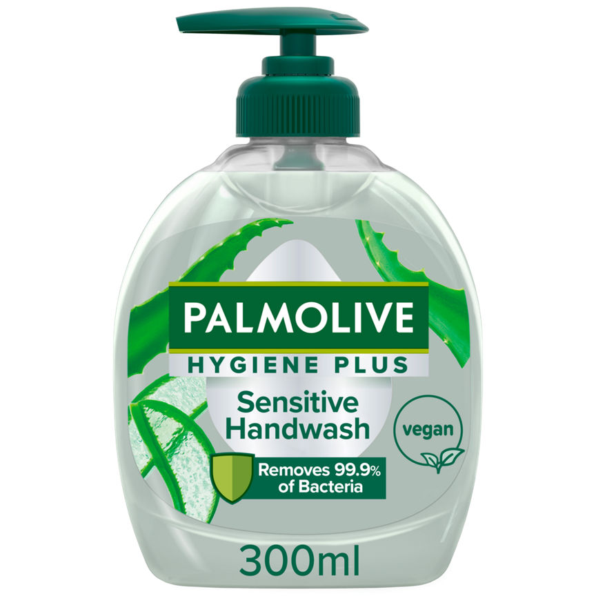 Palmolive Hygiene Plus Aloe Sensitive Antibacterial Liquid Handwash Soap GOODS ASDA   