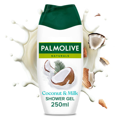 ASDA Palmolive Naturals Coconut & Milk Shower Gel Body Wash 250ml- Buy online at McGrocer