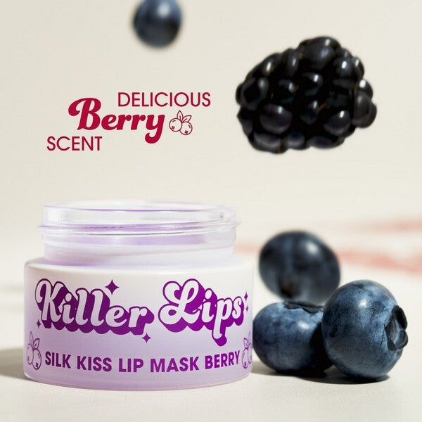 Killer Lips Silk Kiss Lip Mask Berry, imported from the UK
