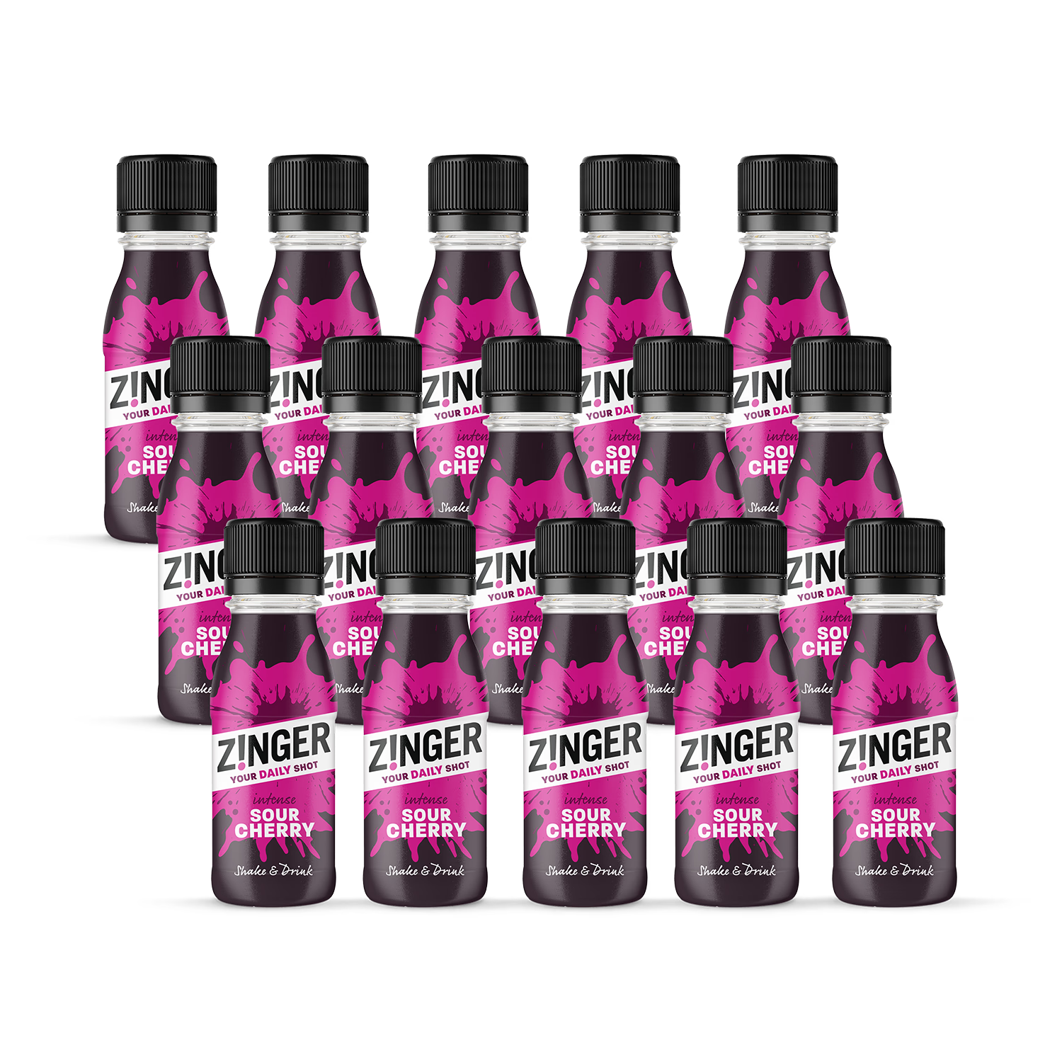 James White Zinger Shots Sour Cherry 15x 70ml, imported from the UK