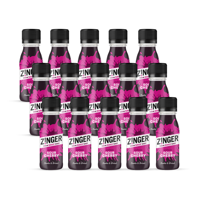 James White Zinger Shots Sour Cherry 15x 70ml, imported from the UK
