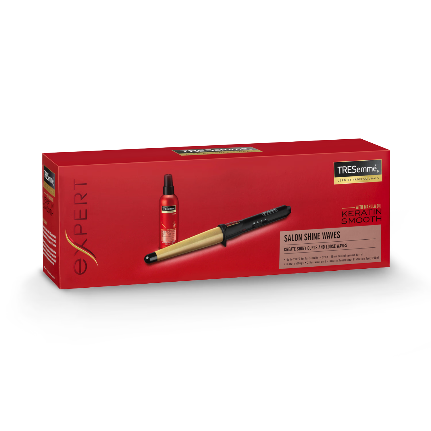 TRESemmé Keratin Smooth waving wand black, imported from the UK