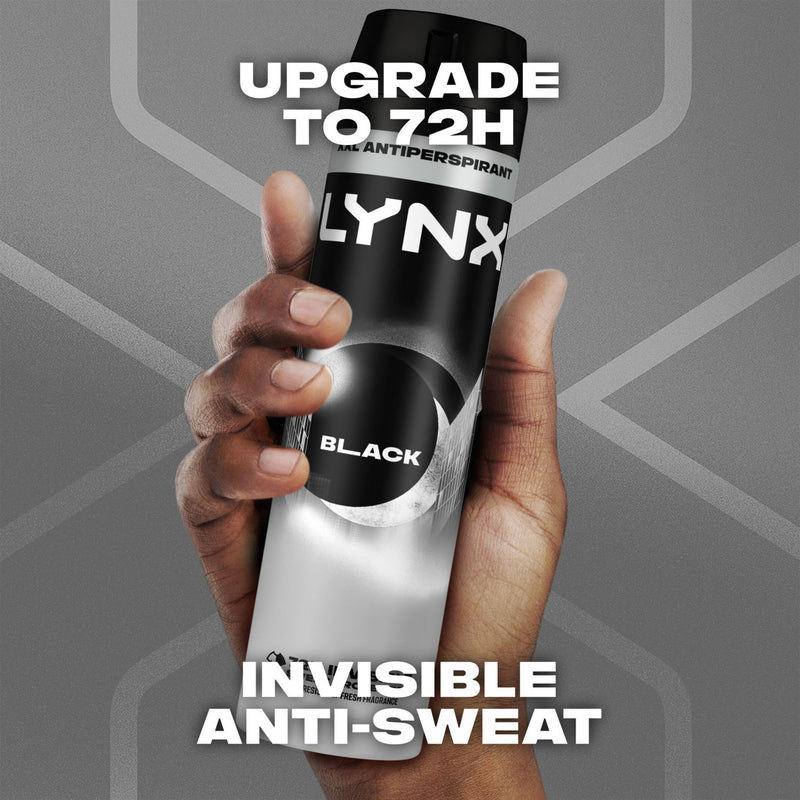 Lynx black anti-perspirant spray 250ml, UK version