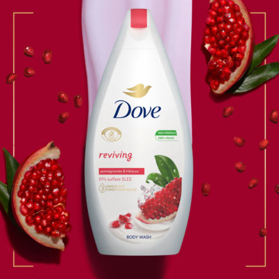 Dove Reviving Body Wash 225ml bottle - British product