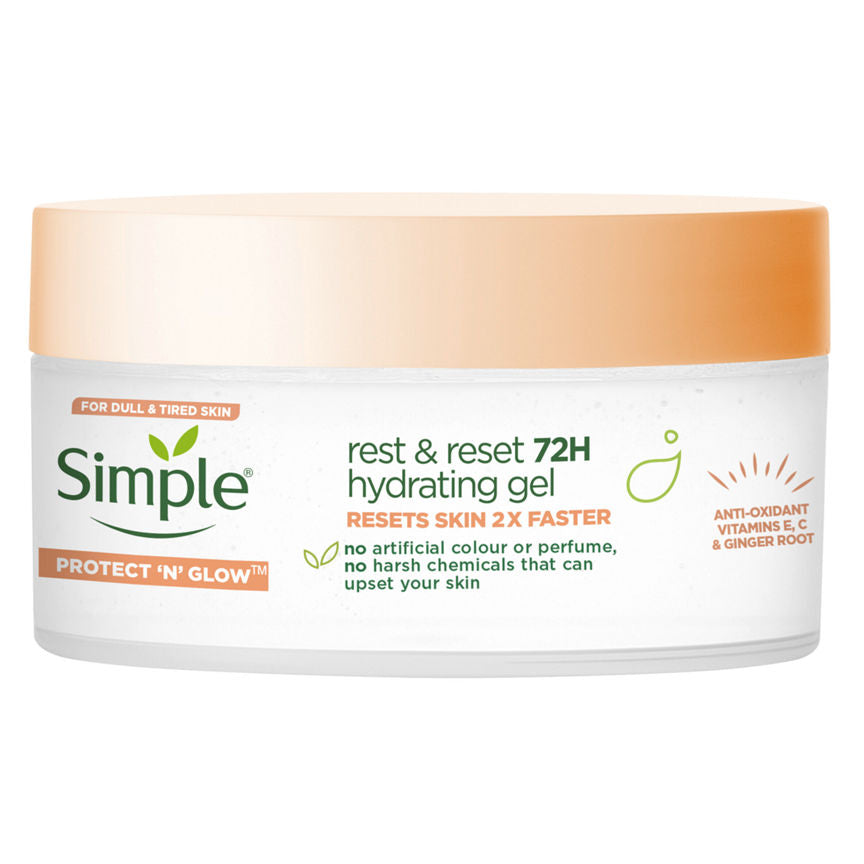 Simple Rest and Reset 72h Hydrating Gel GOODS ASDA   