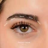 House of Amor Front Row D Curl lashes 14mm - British product