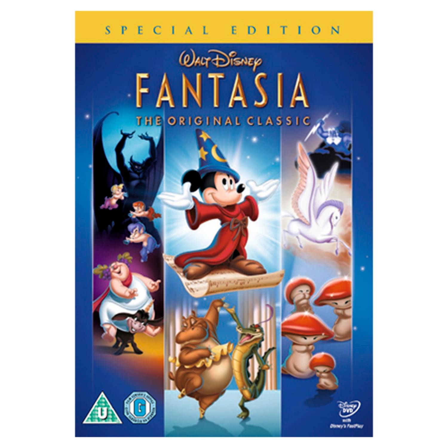 Disney Fantasia Special Edition animated DVD movie, UK version