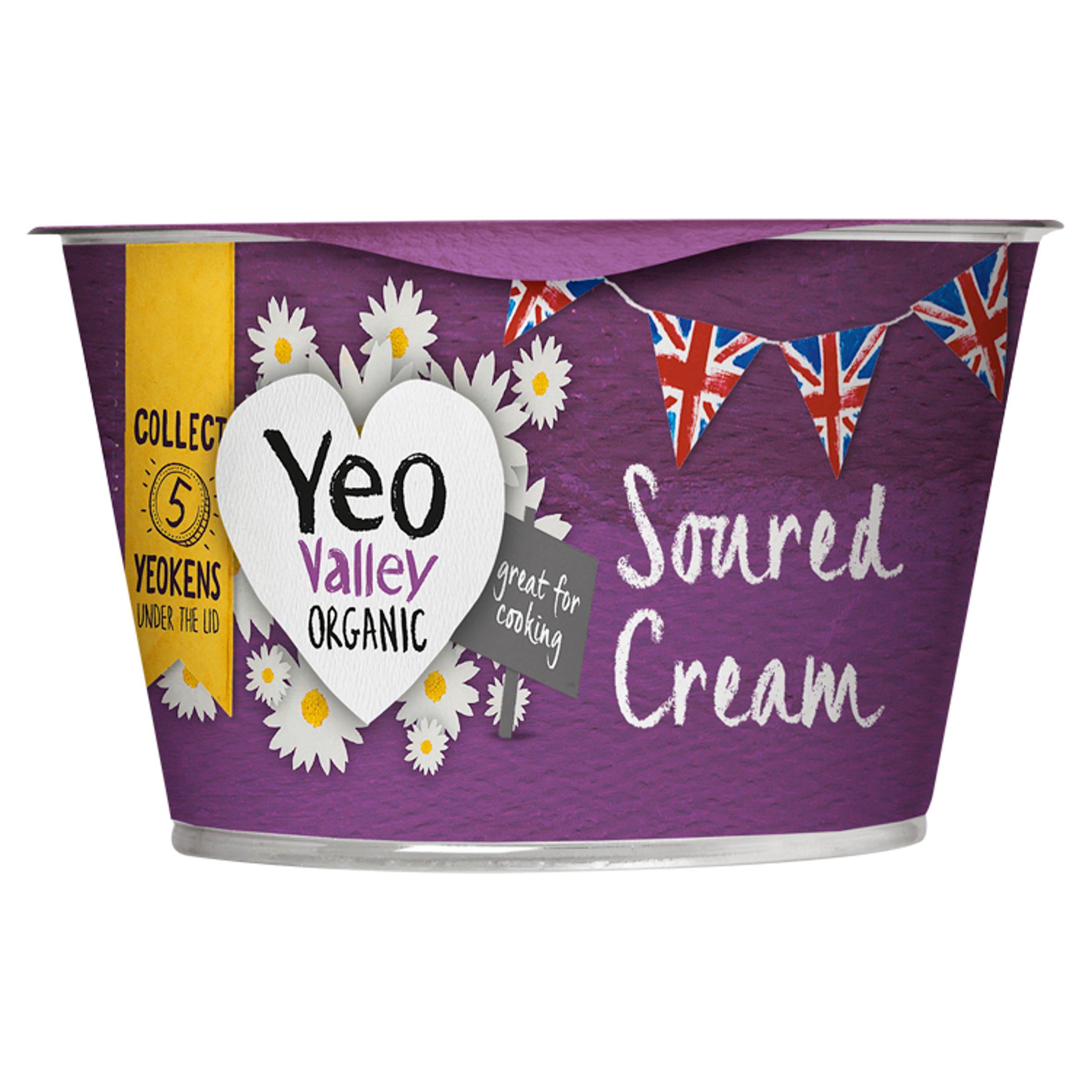 Yeo Valley Organic Soured Cream 200g Mexican Sainsburys   