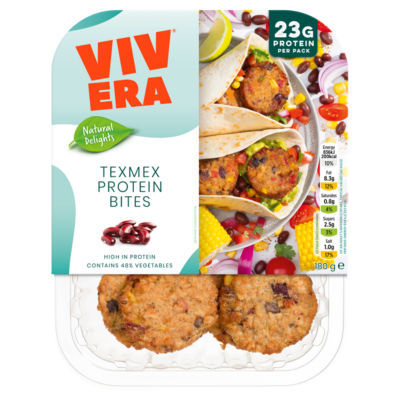 ASDA Vivera Texmex Protein Bites Plantebaserte Mini Burgere 180g - Kjøp online hos McGrocer