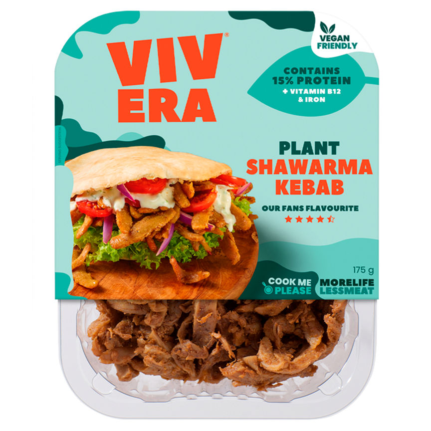 Vivera Plant Shawarma Kebab GOODS ASDA   