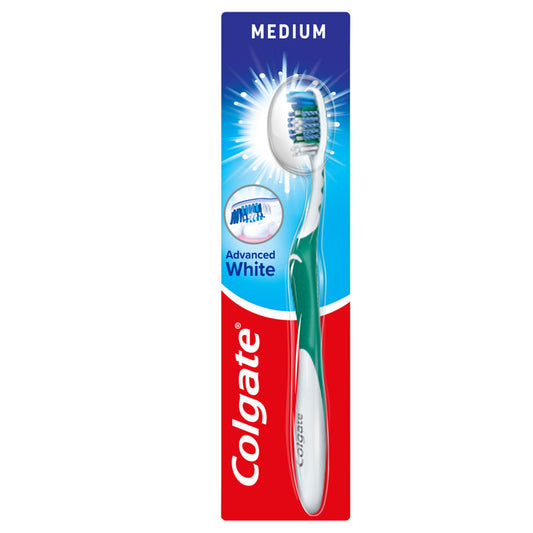 Colgate Advanced White Medium Toothbrush GOODS ASDA   