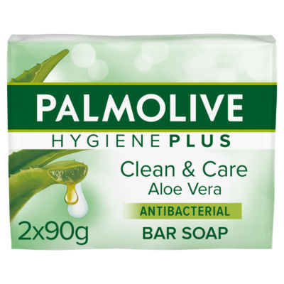 Palmolive Aloe Vera bar soap 2x90g, UK version