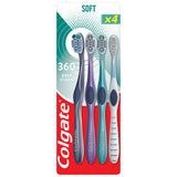 Colgate 360 Deep Clean Soft Toothbrush 4 pack GOODS ASDA   