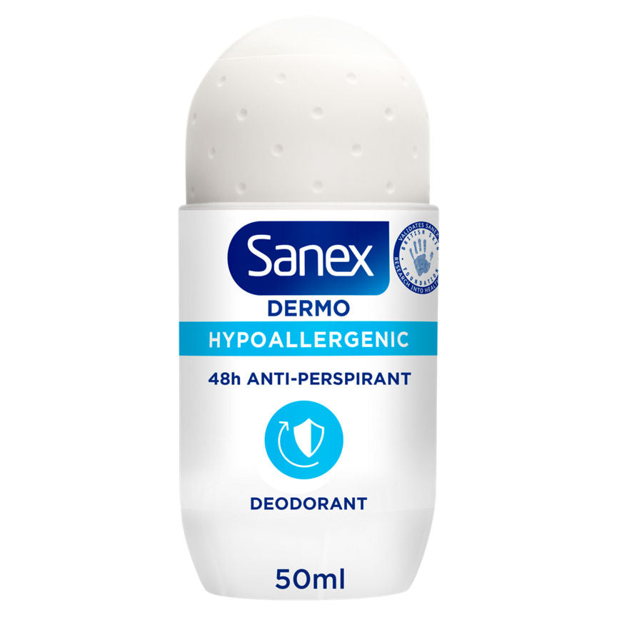 Sanex Dermo Hypoallergenic Antiperspirant Roll-On Deodorant 50ml