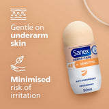 Sanex sensitive antiperspirant roll-on deodorant 50ml, UK version