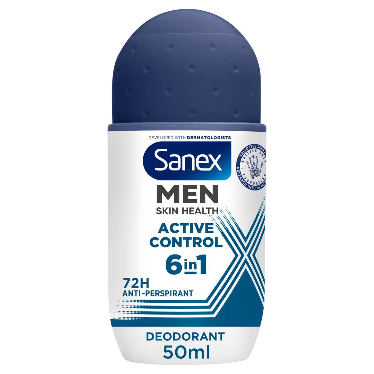 Sanex Active Control antiperspirant roll-on deodorant 50ml (British brand)