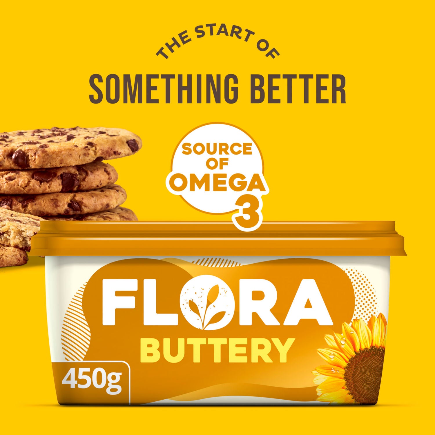 Flora Buttery Butter Alternative 450g - British product