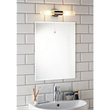 Argos Home twin bathroom wall light chrome with IP44 rating (British brand)