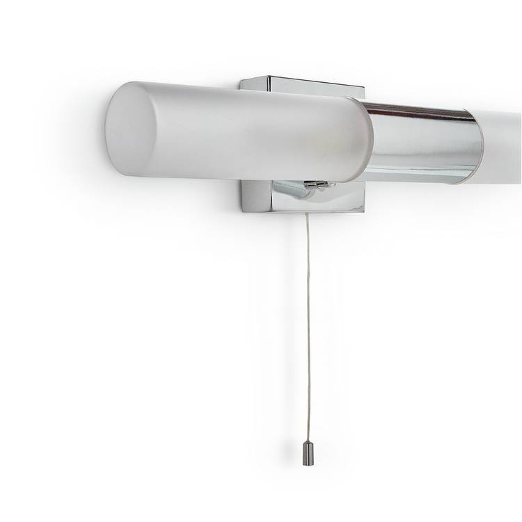Argos Home twin bathroom wall light chrome with IP44 rating (British brand)