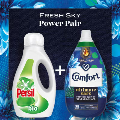 Comfort fabric conditioner Fresh Sky 58 washes 870ml - British product