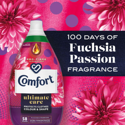 Comfort fabric conditioner Fuchsia Passion 870ml - British product