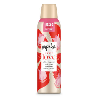 Impulse True Love body spray 150ml (British brand)