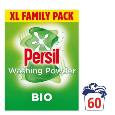 Persil Bio Washing Powder XL Family Pack 3kg, imported from the UK