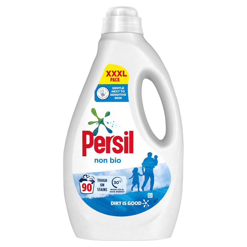 Persil Non Bio Laundry Washing Liquid Detergent 90 Wash