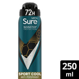 Sure Sport Cool Nonstop Protection Anti-perspirant Deodorant Aerosol GOODS ASDA   