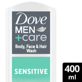 Dove Men+Care Sensitive Hair + Face + Body Wash GOODS ASDA   