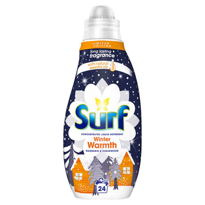 ASDA Surf Limited Edition Winter Warmth Biological Laundry Liquid Detergent 24 Wash 648 ml- Buy online at McGrocer