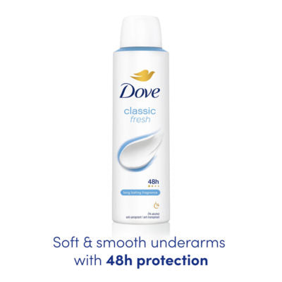 Dove Classic Fresh Anti-Perspirant Aerosol 150ml - British product