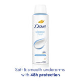 Dove Classic Fresh Anti-Perspirant Aerosol 150ml - British product