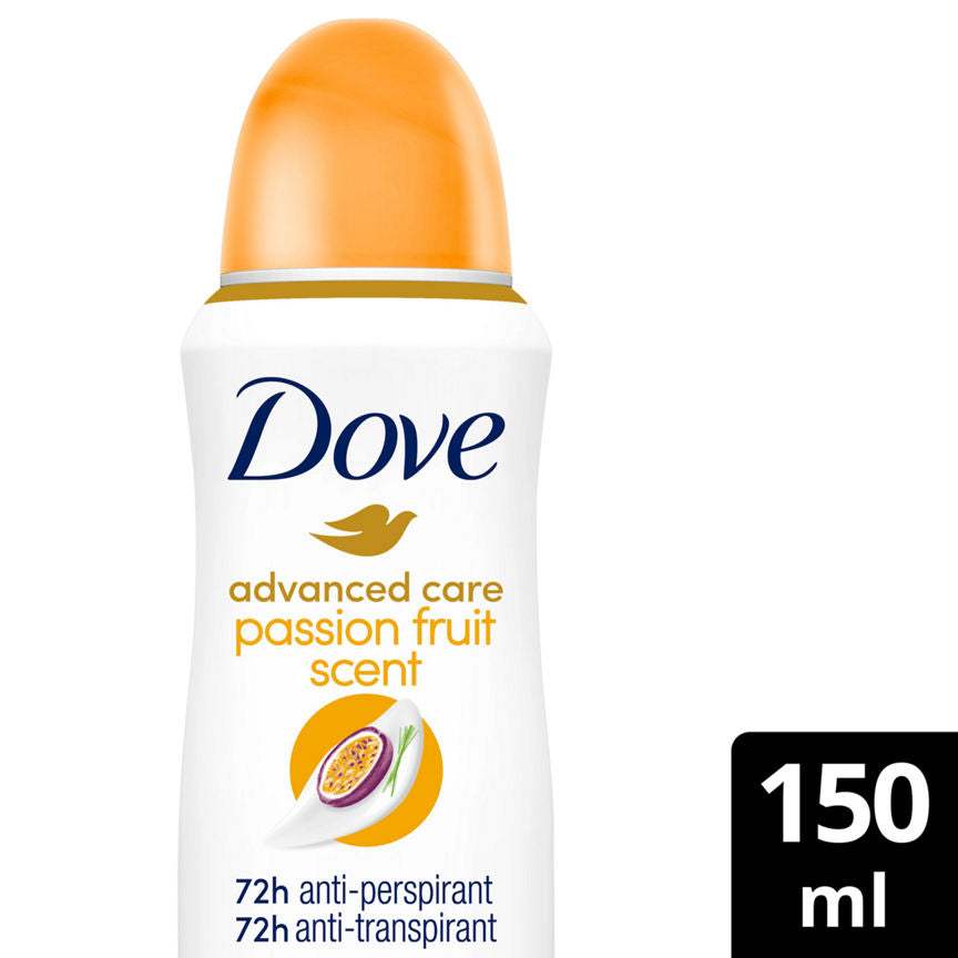 Dove Advanced Care Go Fresh Passion Fruit & Lemongrass Scent Anti-Perspirant Deodorant Spray GOODS ASDA   