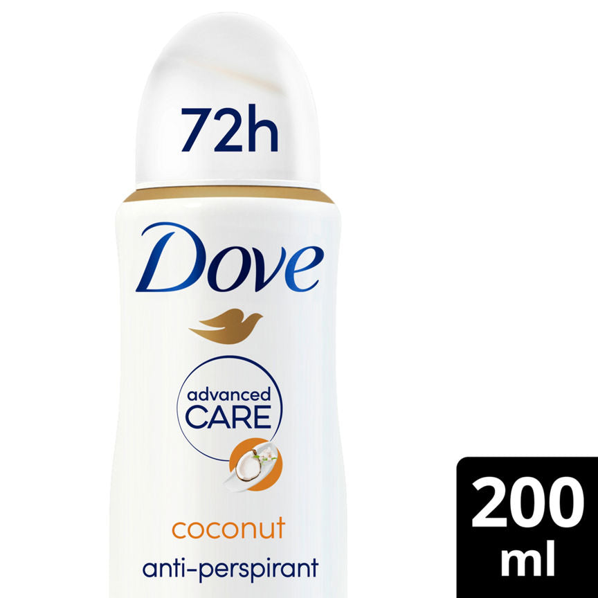 Dove Advanced Care Coconut & Jasmine Flower Scent Anti-Perspirant Deodorant Spray