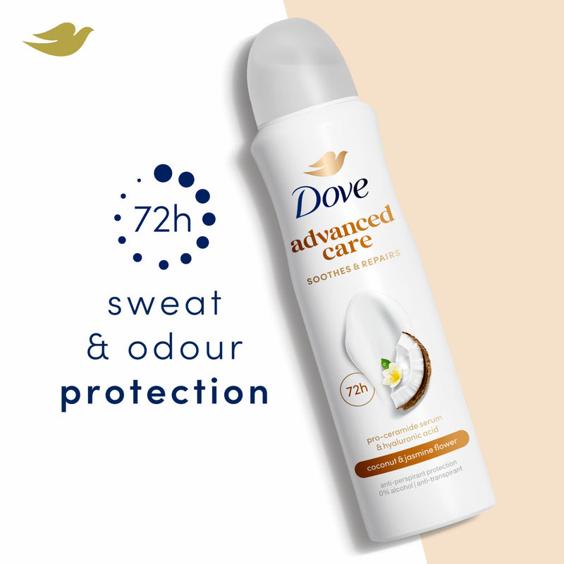Dove Anti-Perspirant Spray Coconut and Jasmine Flower Scent 200ml - British product