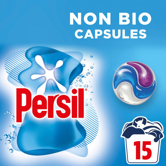 Persil 3 in 1 Washing Capsules Non Bio 15 Washes GOODS ASDA   