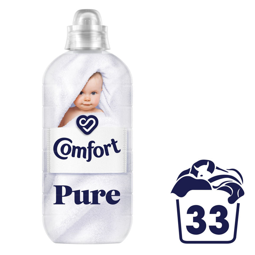 Comfort Fabric Conditioner Pure 33 Washes GOODS ASDA   