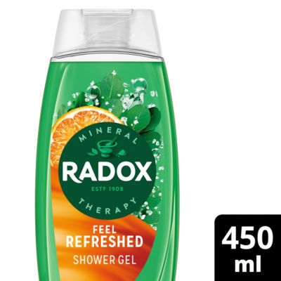 Radox Mineral Therapy Feel Refreshed Shower Gel 450ml, imported from the UK