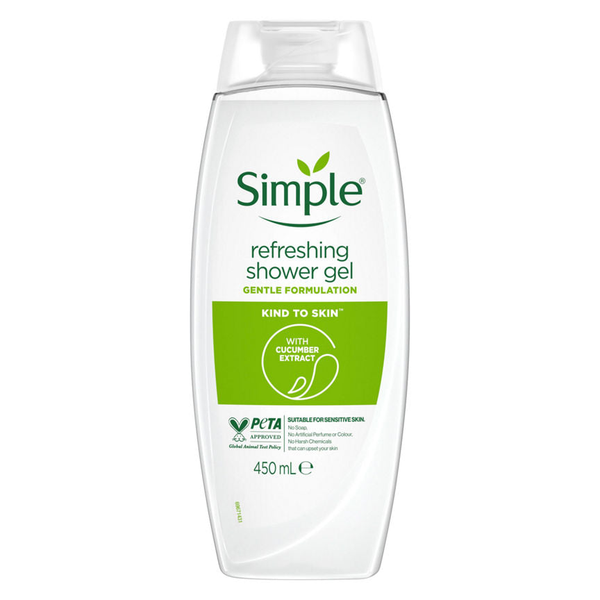 Simple Kind to Skin Shower Gel Refreshing GOODS ASDA   