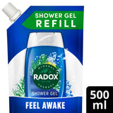 Radox Mineral Therapy Body Wash Feel Awake Refill Pouch GOODS ASDA   