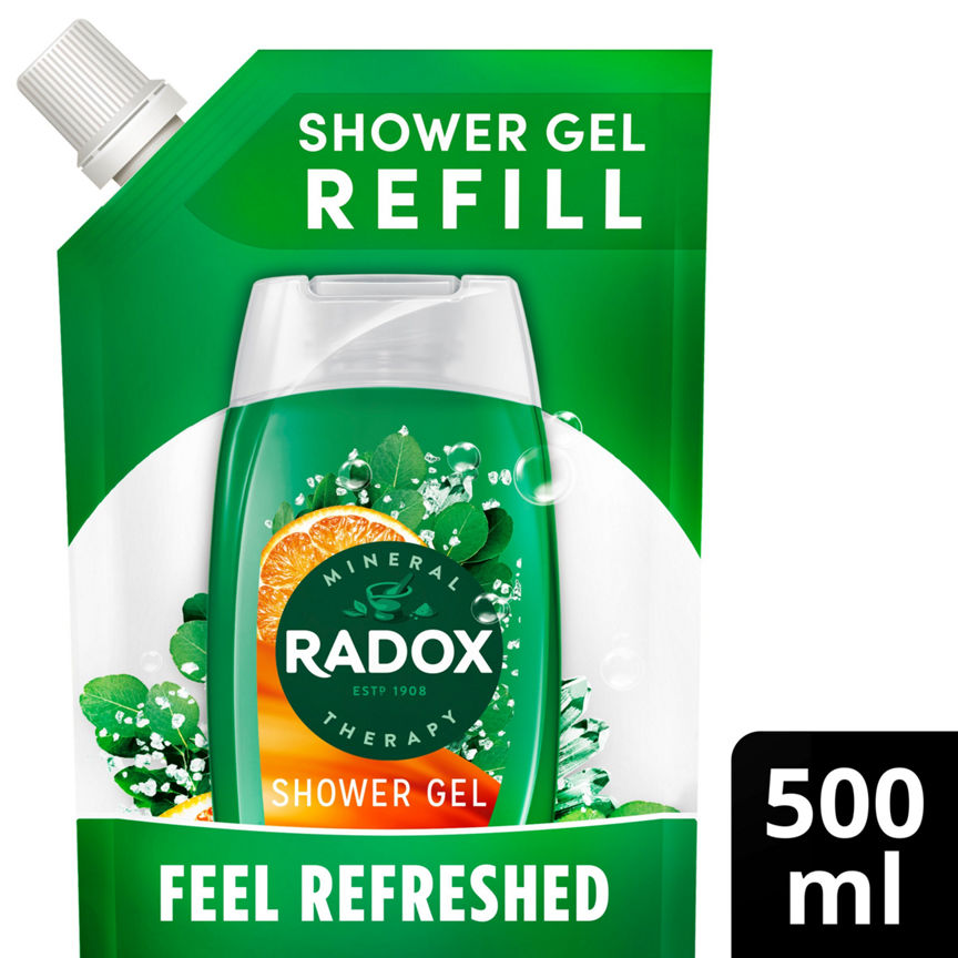 Radox Mineral Therapy Body Wash Feel Refreshed Refill Pouch