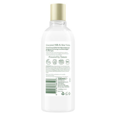 Timotei conditioner coconut milk and aloe vera 300ml (British brand)