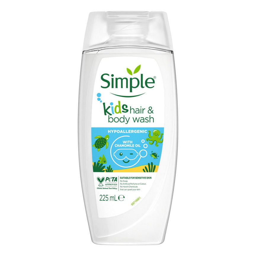 Simple Kind to Skin Hypoallergenic Hair & Body Wash Kids GOODS ASDA   